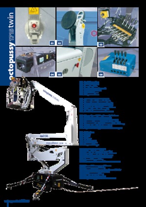 Pásové kloubové pracovní plošiny Oil & Steel Octopussy 1715 Twin