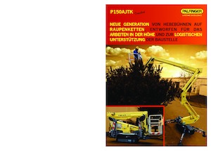 Pásové kloubové pracovní plošiny Palfinger P 150 AJTK