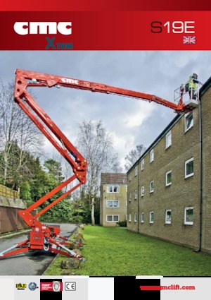 Pásové kloubové pracovní plošiny CMC S19E