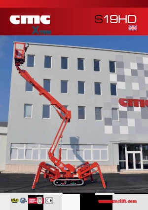 Pásové kloubové pracovní plošiny CMC S19HD