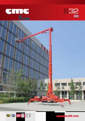 Pásové kloubové pracovní plošiny CMC S32