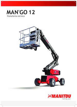 Kolové kloubové pracovní plošiny Manitou ManGo 12
