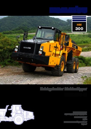 Kloubové dampry Komatsu HM300-2