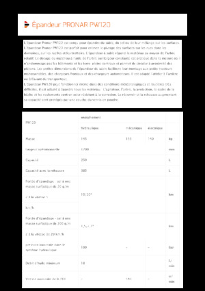 Příslušenství pro sypače Pronar PW 120