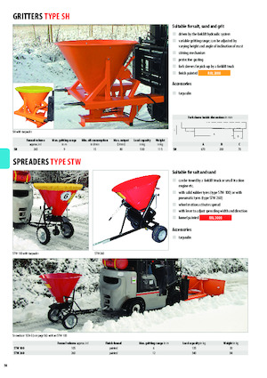 Příslušenství pro sypače Bauer STW