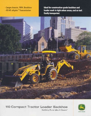 Rypadlo-nakladače John Deere Construction 110