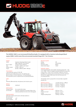 Rypadlo-nakladače Huddig 1260 C