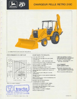 Rypadlo-nakladače John Deere Construction 210 C