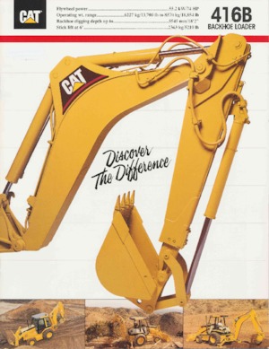 Rypadlo-nakladače Caterpillar 416 B