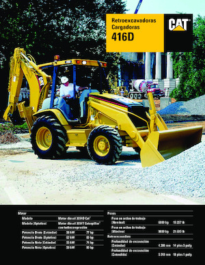 Rypadlo-nakladače Caterpillar 416 D