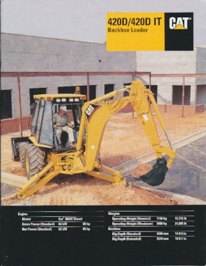 Rypadlo-nakladače Caterpillar 420 D