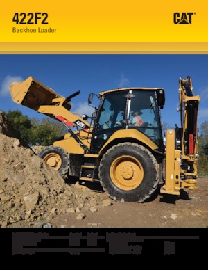 Rypadlo-nakladače Caterpillar 422F2