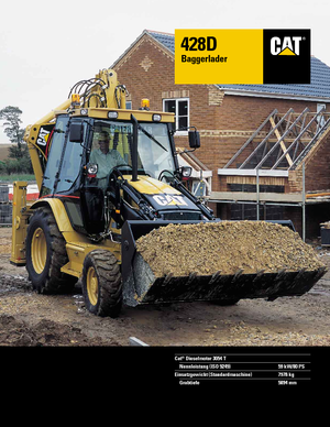 Rypadlo-nakladače Caterpillar 428 D 4x4