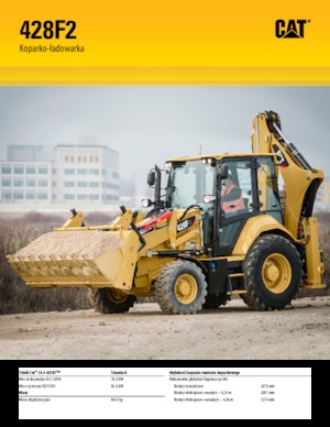 Rypadlo-nakladače Caterpillar 428F2