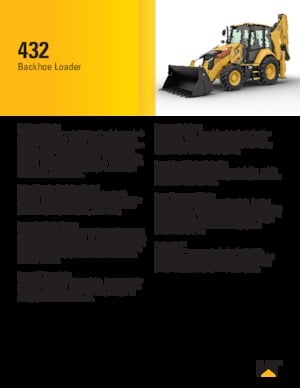 Rypadlo-nakladače Caterpillar 432