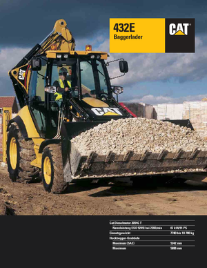 Rypadlo-nakladače Caterpillar 432E 4x4