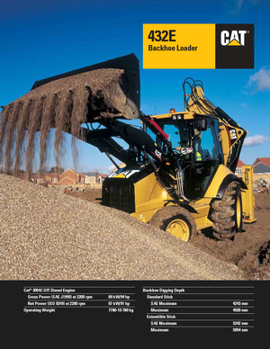 Rypadlo-nakladače Caterpillar 432E 4x4