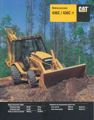 Rypadlo-nakladače Caterpillar 436 C