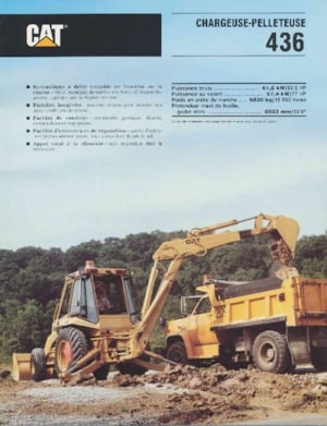 Rypadlo-nakladače Caterpillar 436