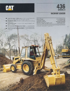 Rypadlo-nakladače Caterpillar 436 II