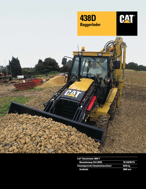 Rypadlo-nakladače Caterpillar 438 D 4x4