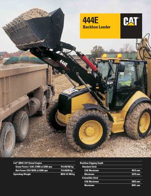 Rypadlo-nakladače Caterpillar 444E 4x4