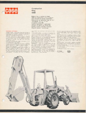 Rypadlo-nakladače Case 480B