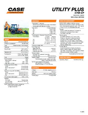 Rypadlo-nakladače Case 575N EP Utility Plus