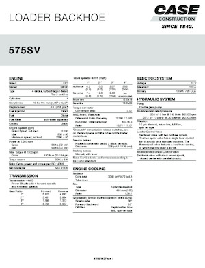 Rypadlo-nakladače Case 575SV