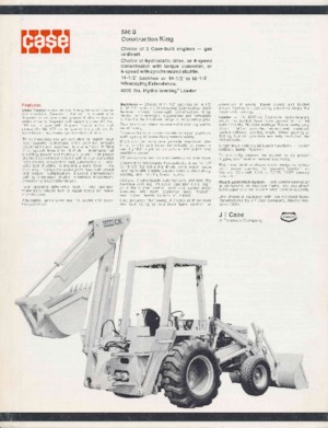 Rypadlo-nakladače Case 580 B 