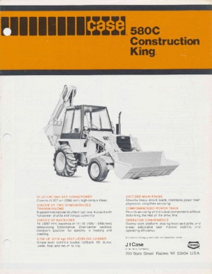 Rypadlo-nakladače Case 580 C