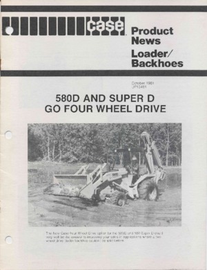 Rypadlo-nakladače Case 580 D Super D 