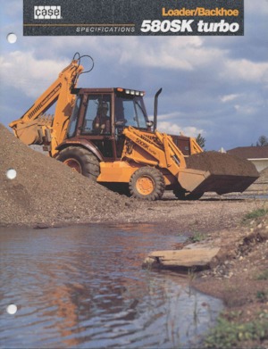 Rypadlo-nakladače Case 580 SK Turbo 