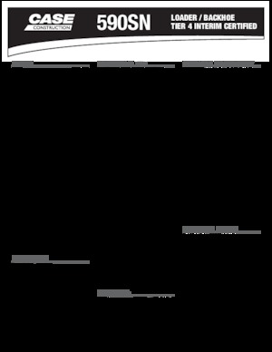 Rypadlo-nakladače Case 590 SN