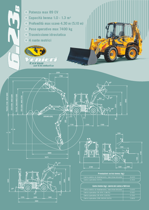 Rypadlo-nakladače Venieri 6.23 B