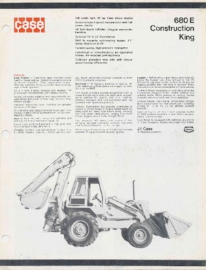 Rypadlo-nakladače Case 680 E