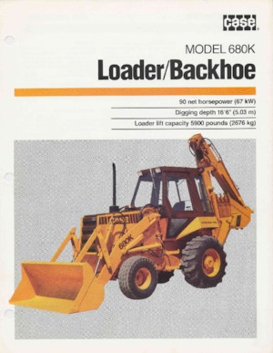 Rypadlo-nakladače Case 680 K