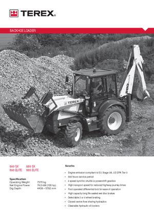 Rypadlo-nakladače Terex 880 SX