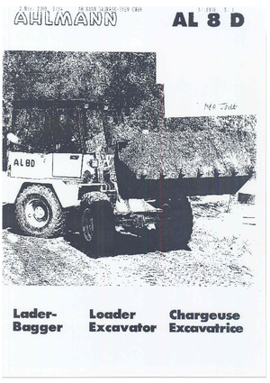 Rypadlo-nakladače Ahlmann AL 8 D
