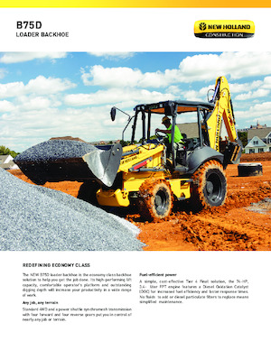 Rypadlo-nakladače New Holland B75D