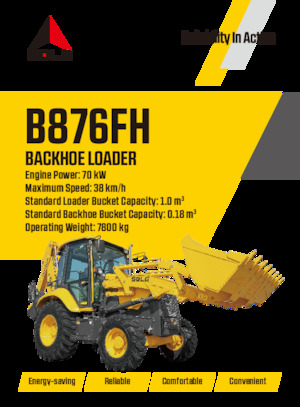 Rypadlo-nakladače SDLG B876FH