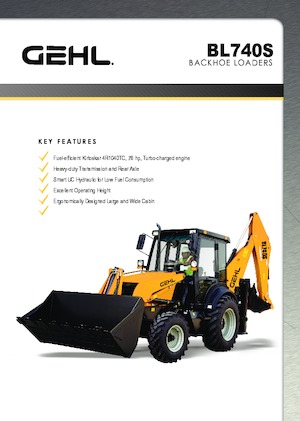 Rypadlo-nakladače Gehl BL 740S