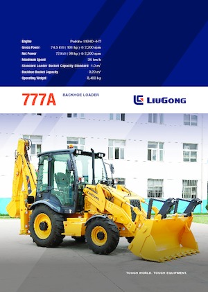 Rypadlo-nakladače Liugong 777A 