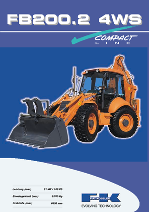 Rypadlo-nakladače Fiat Kobelco FB 200.2