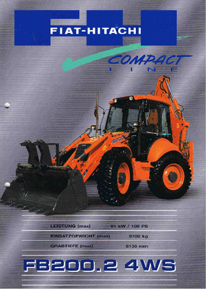 Rypadlo-nakladače Fiat-Hitachi FB 200 4WS