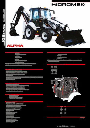 Rypadlo-nakladače Hidromek HMK 102 B Alpha