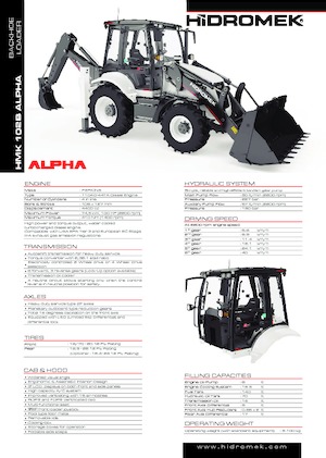 Rypadlo-nakladače Hidromek HMK 102 B Alpha