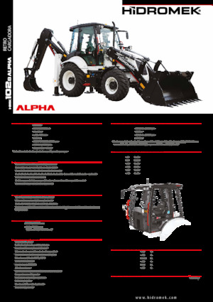 Rypadlo-nakladače Hidromek HMK 102 B Alpha
