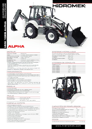 Rypadlo-nakladače Hidromek HMK 102 B Alpha