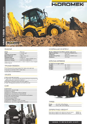 Rypadlo-nakladače Hidromek HMK 102 B